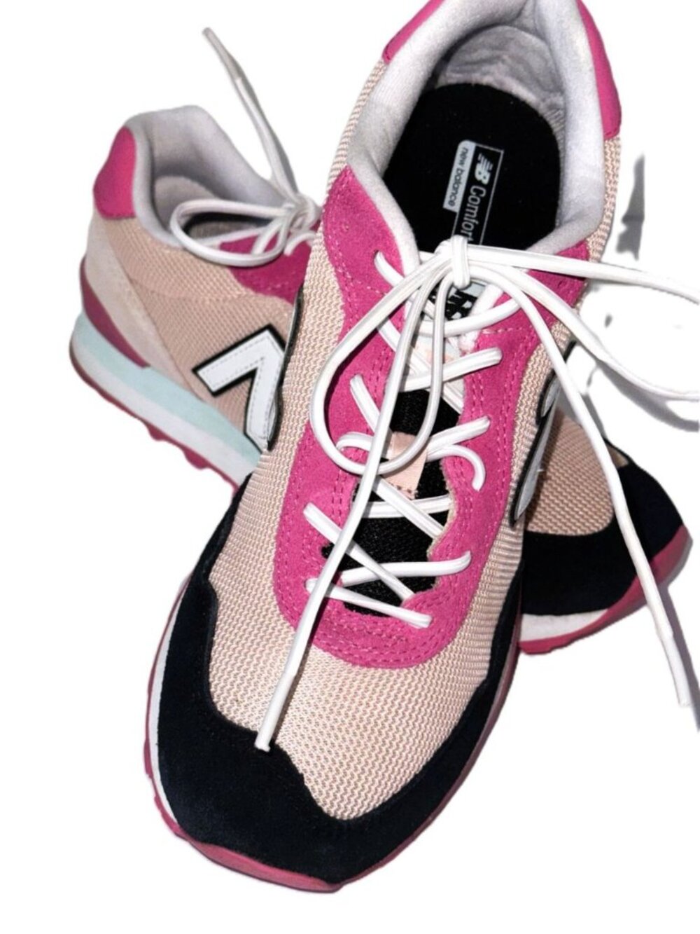New Balance Women's Comfort Insert 515v3 Pink Black, Size 9